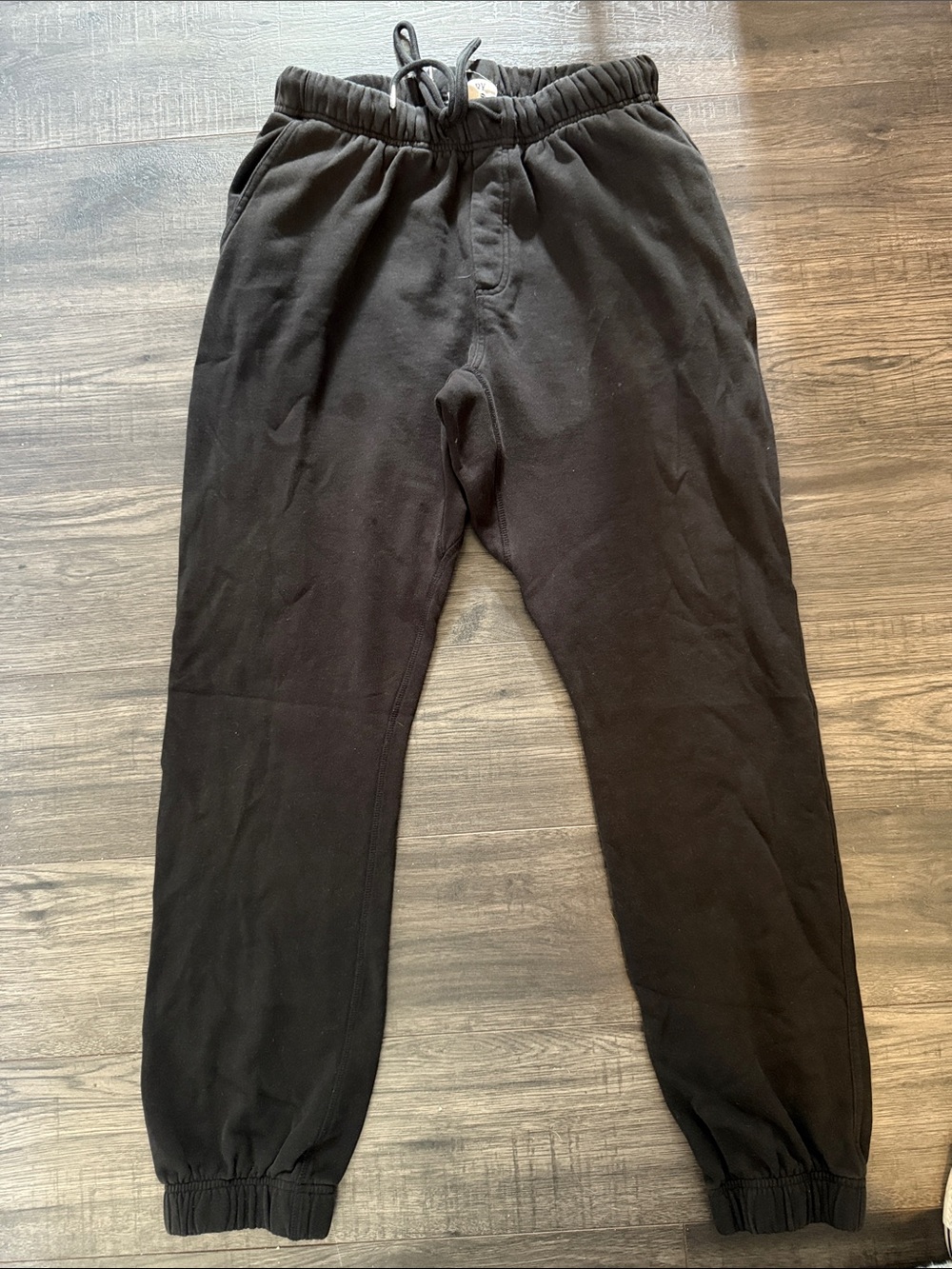 Men's Black Casual Drawstring Joggers